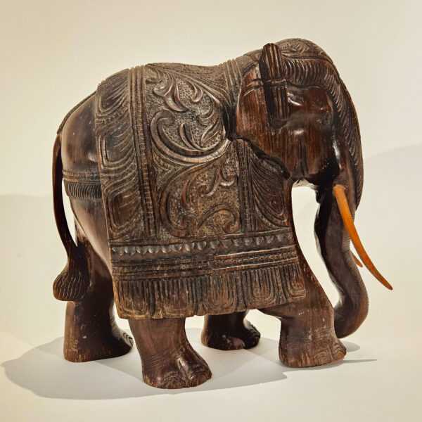 Holz Elefant aus Indien - Image 3