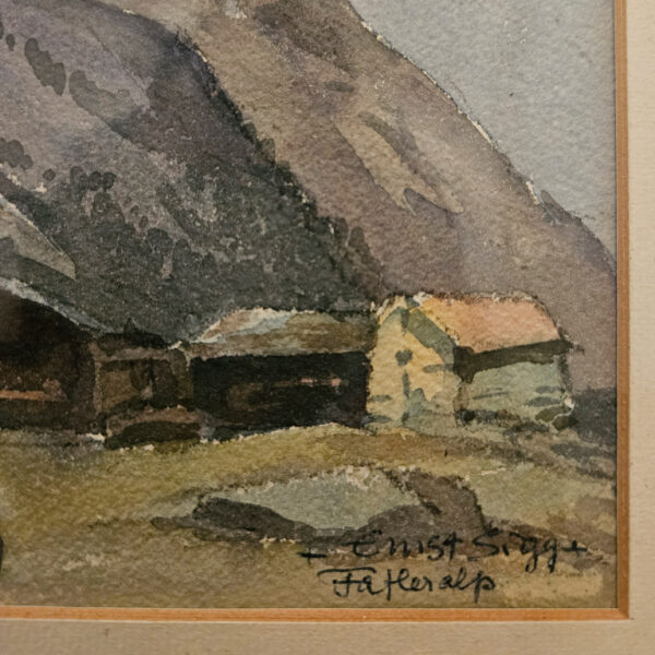 Aquarellgemälde von der Fafleralp - Image 2